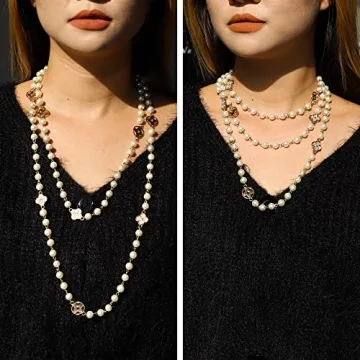 Elegant IDOKAWA Multi-Strand Pearl Necklace for Women