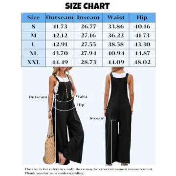 Stylish Cotton Linen Wide Leg Jumpsuit for Women