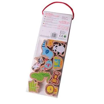 Classic World Zoo Beads Wooden Lacing Toy for Baby Toddler Early Learning Education