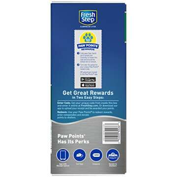 Fresh Step Odor Shield Clumping Litter With Febreze Freshness, Continuous Cat Litter Odor Eliminator, 25 lb. Box