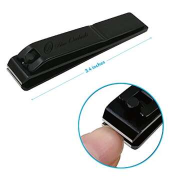 Podiatrist Toenail Clippers, Professional Pedicure Clippers for Thick and ingrown toenails, Perfect for Men and Seniors. with a Super Sharp Curved Blade, These Clippers Make an Ideal Grooming Tool.