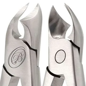Podiatrist Toenail Clippers, Professional Pedicure Clippers for Thick and ingrown toenails, Perfect for Men and Seniors. with a Super Sharp Curved Blade, These Clippers Make an Ideal Grooming Tool.