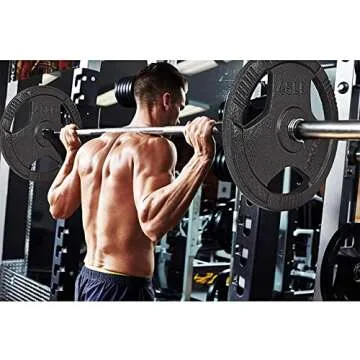 LIONSCOOL 2-Inch Olympic Grip Plate in Pairs or Single (10LB PAIR)