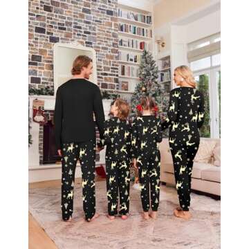 Ekouaer Family Christmas Pajamas Matching Sets for All