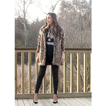 Stylish Khaki Faux Fur Cardigan for Winter Fashion