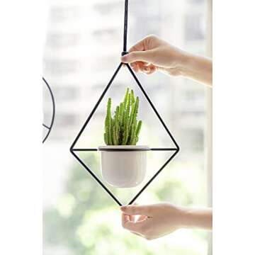 Mkono Mini Hanging Planters for Indoor Herb Garden