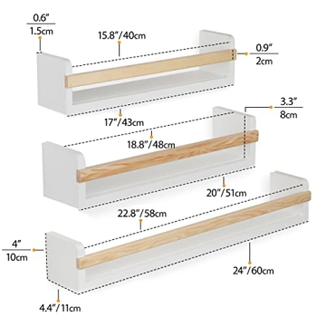 Wallniture Utah Wall Shelves for Kids Room Organization