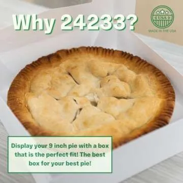 SCT White Bakery Boxes with Window & Flip Top - 200 pcs