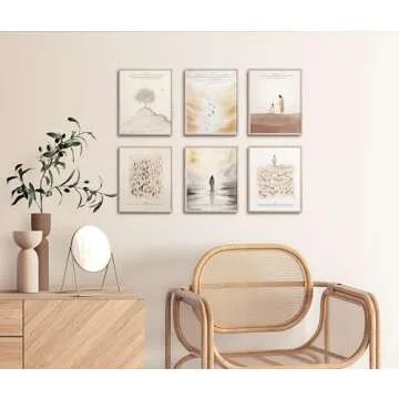 Beautiful TwoDays Christian Wall Art Set for Home Decor