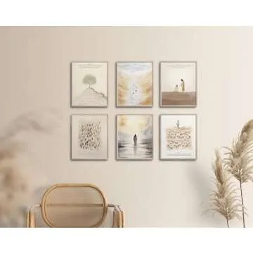 Beautiful TwoDays Christian Wall Art Set for Home Decor