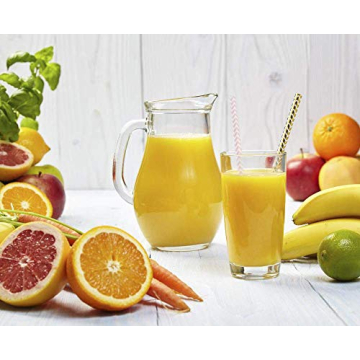 Hiware 200-Pack Pink/Gold Party Paper Straws