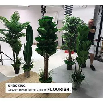 Deluxe 65” Premium Bird of Paradise Artificial Tree