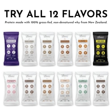 JUST Ingredients Variety Pack Protein Powder for Smoothies