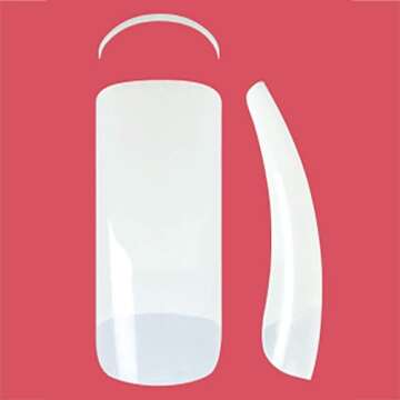 ForPro Evolution Nail Tips, Artificial Nail Strips for Acrylic Powder and Gel Nail Polish, Gentle C Curve, Nail Kit Essentials, 360-Count (36 Nail Strips for Each Size 1-10)