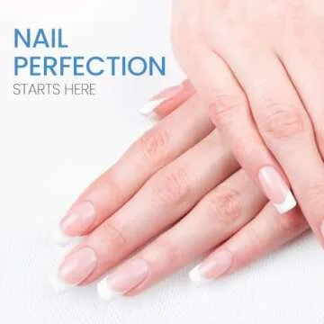 ForPro Evolution Nail Tips, Artificial Nail Strips for Acrylic Powder and Gel Nail Polish, Gentle C Curve, Nail Kit Essentials, 360-Count (36 Nail Strips for Each Size 1-10)