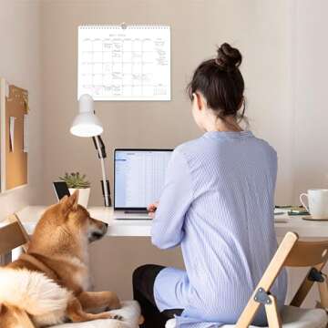 Beautiful 2024-2025 Wall Calendar for Easy Organizing