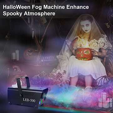 Portable 500W Fog Machine for Events and Parties