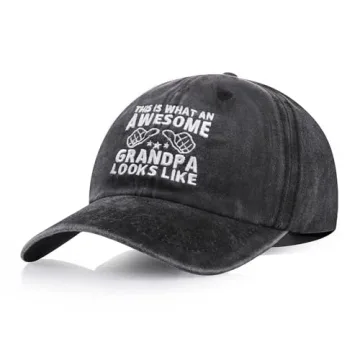 Funny Grandpa Gifts - Embroidered Adjustable Cap