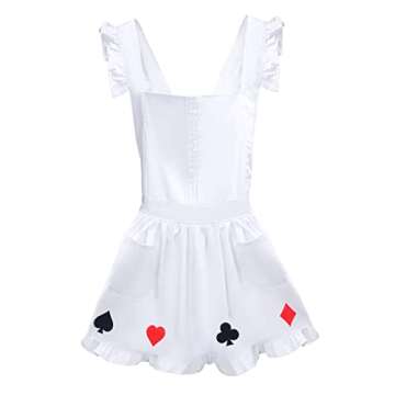 Keymall Retro Apron Bow Headband Dress Up Set for Girls