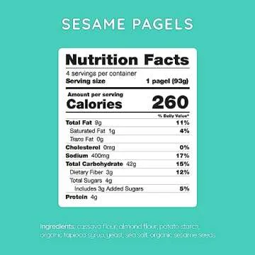 Bedrock Bakers Pagels Sesame 2 Pack Gluten-Free Deliciousness