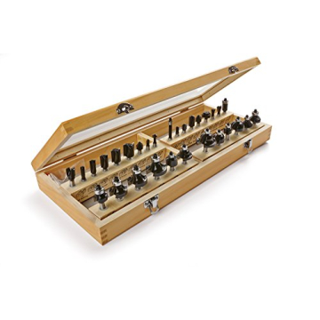 Irwin Tools 1901049 Marples Master 30-Piece Router Bit Set for Precision Woodworking