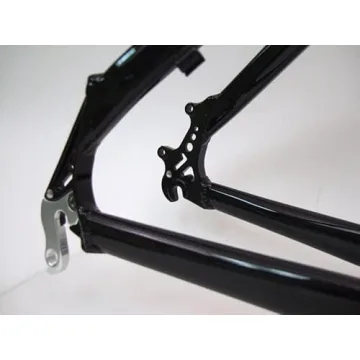Gravity Mountain Bike Frame Set with Suntour XCT Fork Black