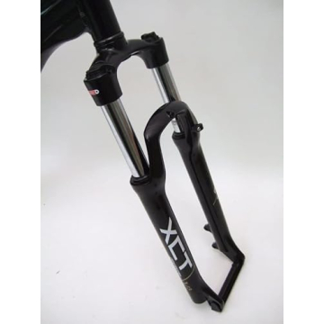 Gravity Mountain Bike Frame Set with Suntour XCT Fork Black