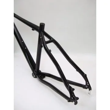 Gravity Mountain Bike Frame Set with Suntour XCT Fork Black