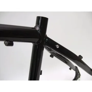 Gravity Mountain Bike Frame Set with Suntour XCT Fork Black