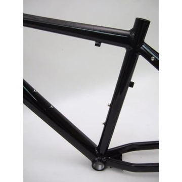 Gravity Mountain Bike Frame Set with Suntour XCT Fork Black