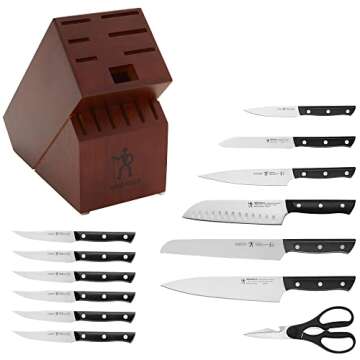 HENCKELS Everedge Dynamic 14-Piece Knife Set for All Chefs