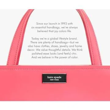 Kate Spade Silicone Luggage Tag with Strap for Travel