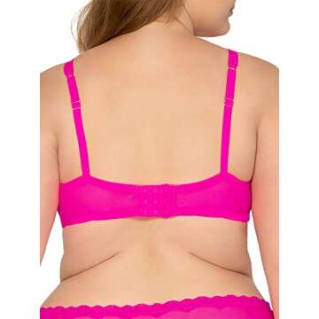 Smart & Sexy Women's Plunge Bra | Elegant Electric Pink