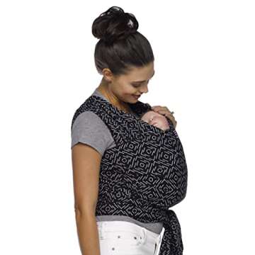 Moby Baby Wrap Carrier Classic by Petunia Pickle Bottom for Newborns To Toddlers (8-33lbs), Infant Sling Carrier, Lightweight & Hands Free Design, Adjustable for All Body Types (Strolling in Salvador)