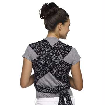 Moby Baby Wrap Carrier Classic by Petunia Pickle Bottom for Newborns To Toddlers (8-33lbs), Infant Sling Carrier, Lightweight & Hands Free Design, Adjustable for All Body Types (Strolling in Salvador)