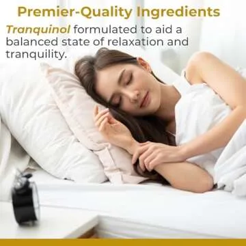 Premier Research Labs Tranquinol | Natural Sleep Aid Supplement for Deep Sleep Support and Calm Mind | Magnesium, Turmeric, Lemon Balm & Saffron Extract - Pure Vegan - 90 Plant-Source Capsules