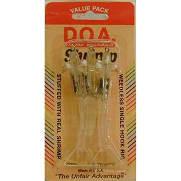 DOA FSH3-3P/312 Shrimp 3'' Near Clear 3Pk