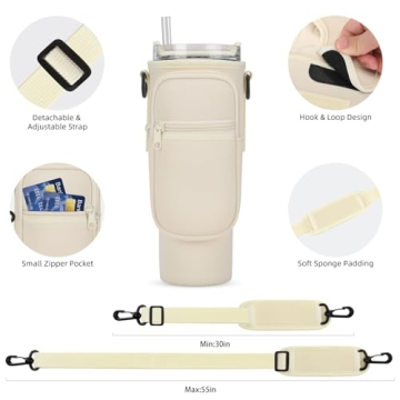 GOEWY Water Bottle Carrier for Stanley 40oz Tumbler