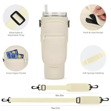 GOEWY Water Bottle Carrier for Stanley 40oz Tumbler