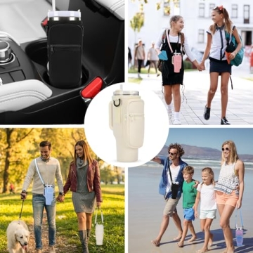 GOEWY Water Bottle Carrier for Stanley 40oz Tumbler
