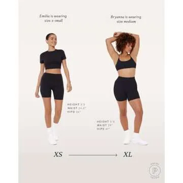 PAVOI ACTIVE Buttery Soft High Waisted Biker Shorts