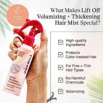 Eva NYC Volumizing Spray for Fine Hair - 5.4 fl oz