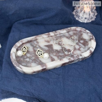 FutureStone Natural Marble Tray Elegant Home Organizer