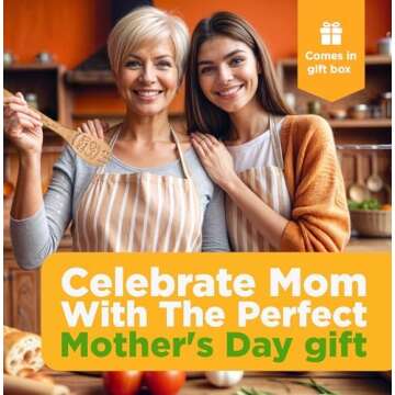 Unique Wooden Cooking Spoons for Mother's Day Gifts