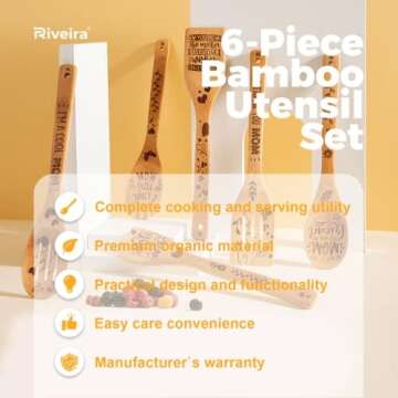 Unique Wooden Cooking Spoons for Mother's Day Gifts