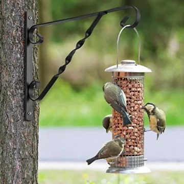 AMAGABELI 12 Inch Hanging Brackets for Outdoor Decor