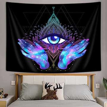 Evil Eye Tapestry for Unique Home Decor