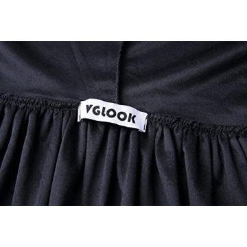 VGLOOK Unisex Velvet Hooded Cape for Halloween Fun