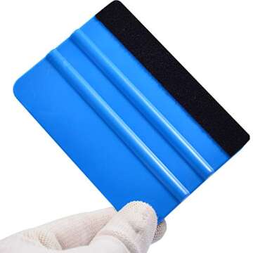 AHCHAY Wallpaper Smoothing Applicator Tool Kit for Car Film, Adhesive Contact Paper, Window Glass Tinting, DIY Decal Sticker Works