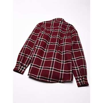 Wrangler Authentics Men's Long Sleeve Sherpa Lined Shirt Jacket, Tawny Port, X-Large